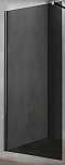 Душевая перегородка Vincea Walk-In VSW-1H100CGB 100x200 см черный матовый, стекло тонированное 