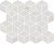 Керамическая плитка Kerama Marazzi Декор Греппи белый мозаичный 37,5х45