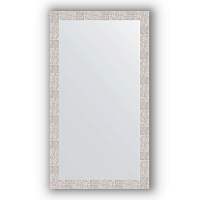 Зеркало в багетной раме Evoform Definite BY 3307 76 x 136 см, соты алюминий