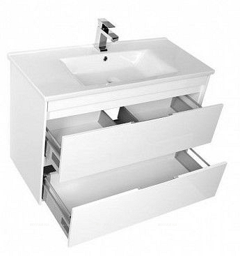 Комплект мебели для ванной Aquanet Тулон 100 белый - 6 изображение
