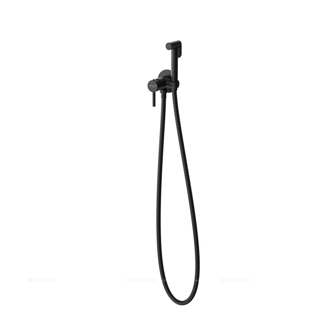 Гигиенический душ Kerama Marazzi Ole 27720KM.01.093 со смесителем, матовый черный - изображение 2