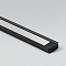 Встраиваемый алюминиевый профиль с рассеивателем чёрный/белый для светодиодной ленты Elektrostandard LL-2-ALP007 4690389170461 - изображение 2