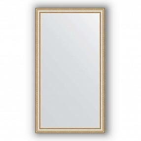 Зеркало в багетной раме Evoform Definite BY 1102 75 x 135 см, золотые бусы на серебре
