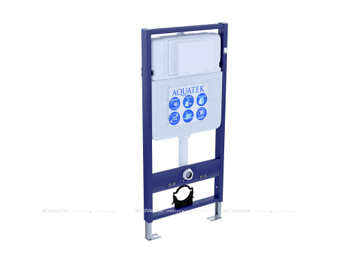 Комплект подвесной безободковый унитаз Aquatek Европа AQ1900-00 с сиденьем микролифт + система инсталляции Standard INS-0000012 - 3 изображение