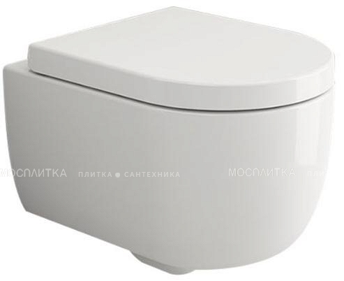 Комплект подвесной безободковый унитаз Bocchi Parma 1417-001-0129 белый + инсталляция Grohe Rapid SL 38775001 4 в 1 с кнопкой смыва - изображение 2