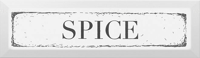Декор Spice чёрный 8,5х28,5