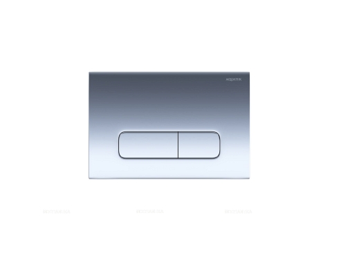 Комплект подвесной безободковый унитаз Aquatek Вега AQ1904-00 с микролифтом + система инсталляции Standard INS-0000012 с кнопкой смыва хром глянцевый - 6 изображение