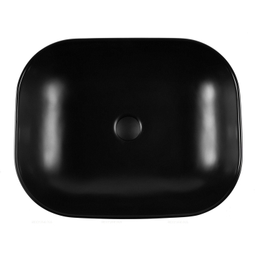 Раковина Bond Cube 50 см черная матовая - 4 изображение