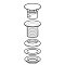 Донный клапан Geberit 152.050.21.1 для раковины - 2 изображение