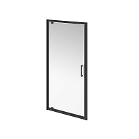 Душевая дверь Kerama Marazzi Vetro 100х195 см VE.100.PD.BLK.M профиль матовый черный, стекло прозрачное1