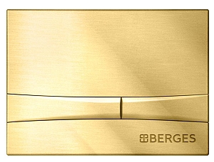 Клавиша смыва Berges Novum F9 золото, 040059