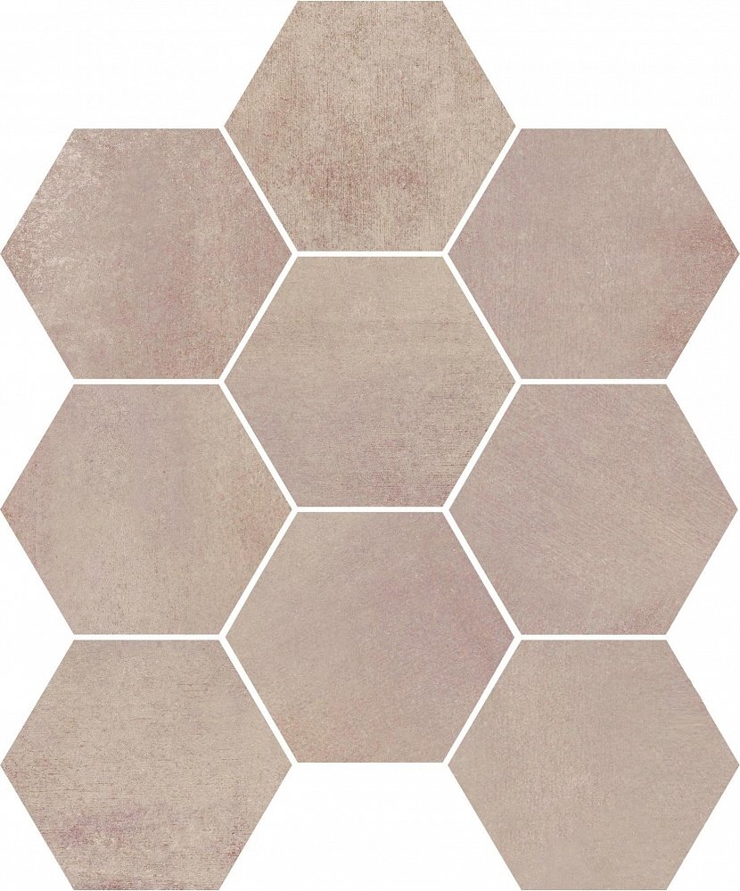 Керамическая плитка Meissen Вставка Arlequini мозаика, светло-бежевый, 28x33,7 