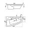 Акриловая ванна Santek Майорка XL 160х95 L без гидромассажа - 2 изображение