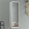 Шкаф-пенал зеркальный Corozo Делавэр 45 см SD-00001321 белый c подсветкой - 3 изображение