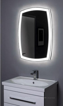 Зеркало Aquanet Тоскана 7085 с LED подсветкой 700х850x32 мм инфракрасный выключатель - 2 изображение