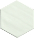 Керамогранит Ape Ceramica Hexa Manacor White 13,9х16 