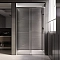 Душевая дверь Veconi Premium Trento PTD-30CH, 150х200, хром, стекло прозрачное - изображение 2