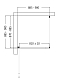 Душевой уголок AQUAme 90х90 см AQM5215-LH-9 профиль черный, стекло прозрачное - изображение 3