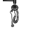 Полотенцесушитель электрический Domoterm Калипсо П10 500x800 ЧРН ER, черный матовый - 3 изображение