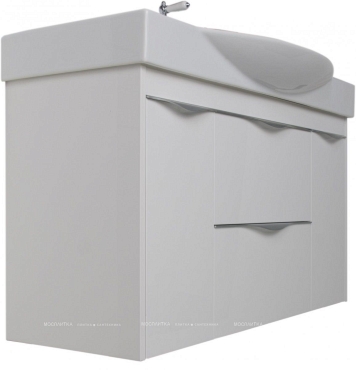 Комплект мебели для ванной Aquanet Франка 105 белый - 10 изображение