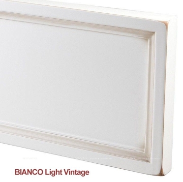 Зеркало Caprigo Альбион 80/100 BIANCO Light Vintage без полки - 3 изображение