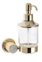 Дозатор для жидкого мыла Boheme Royal Cristal 10932-G золото