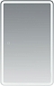 Зеркальный шкаф Aquanet Оптима 50 с LED подсветкой - 5 изображение