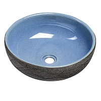 Раковина-чаша 41 см Sapho Priori PI020 серый / синий1