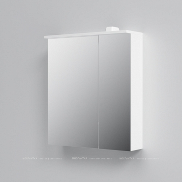 Зеркальный шкаф Am.Pm Spirit 2.0 M70AMCL0601WG правый 60 см белый глянец с подсветкой - 4 изображение