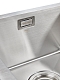 Мойка кухонная Paulmark Union PM537851-BSR брашированная сталь - 4 изображение