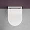 Комплект подвесной безободковый унитаз Ceramica Nova Play Rimless CN3001 37 x 49 x 34 см с сиденьем Soft Close + инсталляция Am.Pm ProC I012707.0238 с клавишей смыва ProC S, чёрная матовая - изображение 7