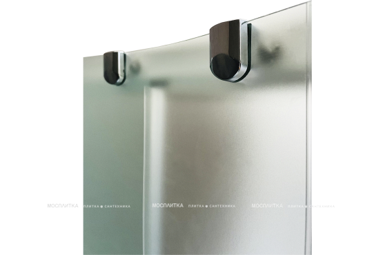 Душевой уголок Royal Bath 8120BK-C матовое правый - 3 изображение