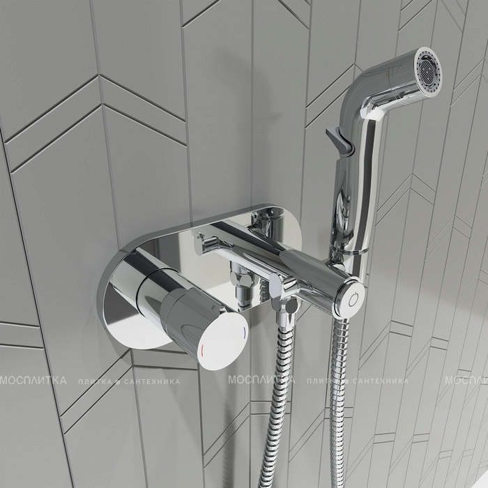 Гигиенический душ со смесителем Iddis Axes AXESBRBi08 хром - изображение 2