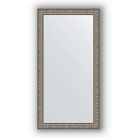 Зеркало в багетной раме Evoform Definite BY 3072 54 x 104 см, виньетка состаренное серебро