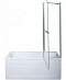 Шторка для ванны Aquanet SG-1200, прозрачное стекло - изображение 3