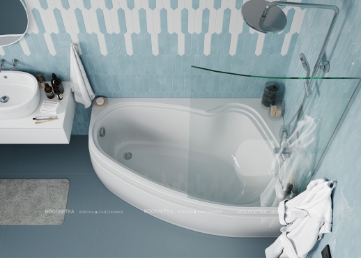 Акриловая ванна Vagnerplast AVONA 150x90 left - 6 изображение