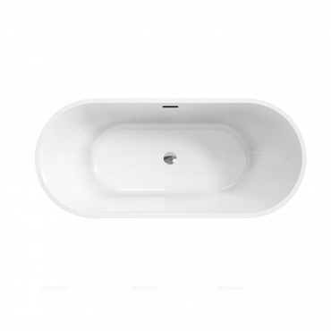 Акриловая ванна 150х73 см BelBagno Uno BB701-1500-730-K белая - 3 изображение