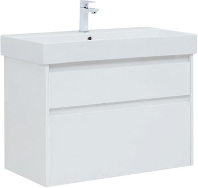 Комплект мебели для ванной Aquanet Nova Lite 85 см 249936, белый