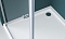 Душевой уголок BelBagno Etna 100х90 см ETNA-AH-1-100/90-C-Cr  профиль хром,стекло прозрачное - 5 изображение