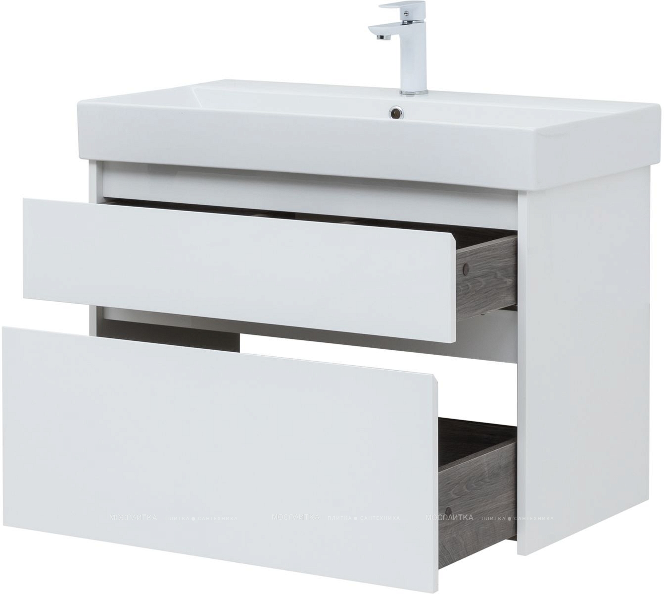 Комплект мебели для ванной Aquanet Nova Lite 85 см 249936, белый - изображение 7
