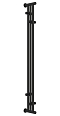 Полотенцесушитель водяной Сунержа Хорда 120х9,8 см 15-4124-1200 тёмный титан муар 