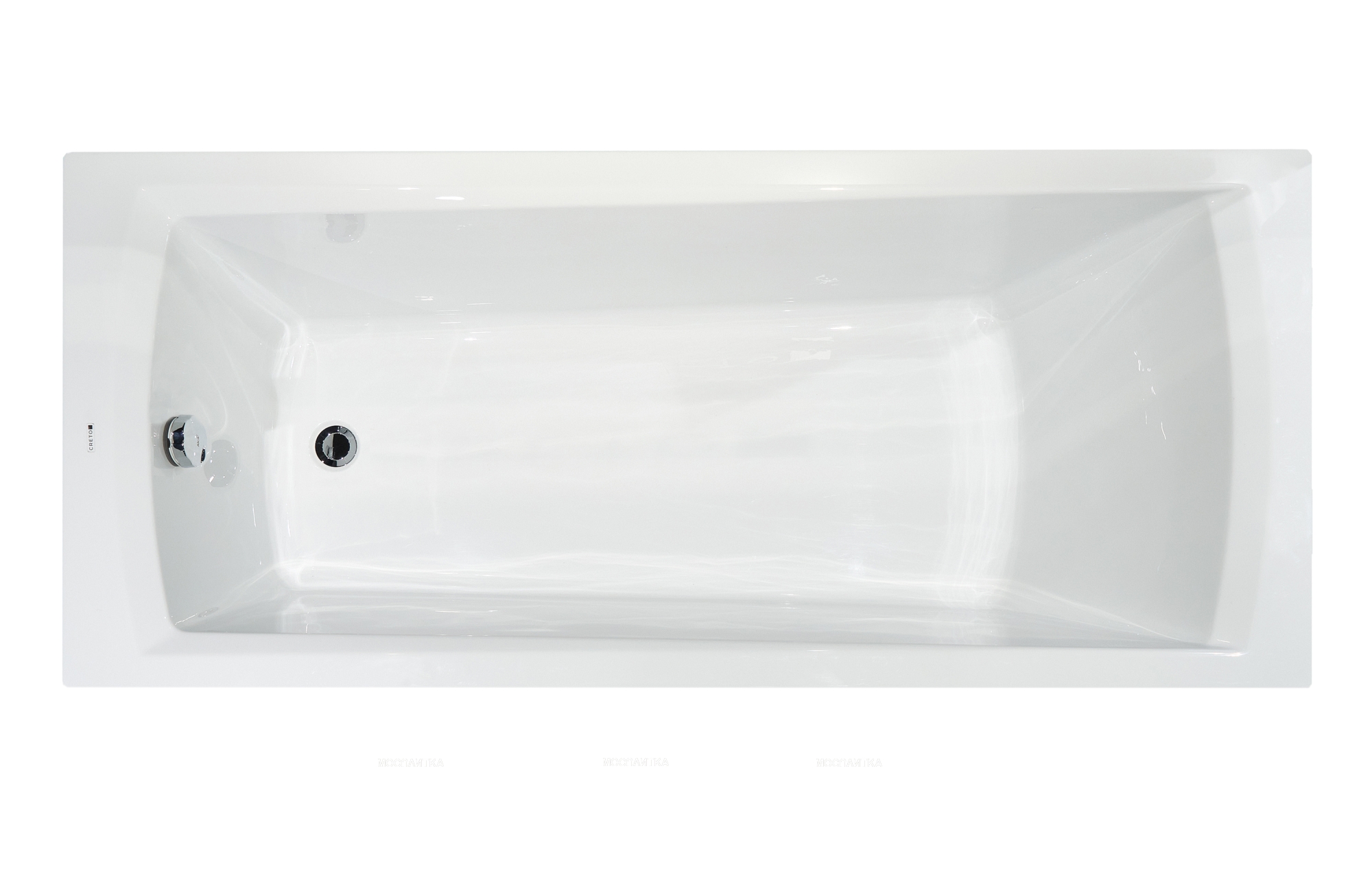 Акриловая ванна Creto Ares 170x75 см - изображение 2