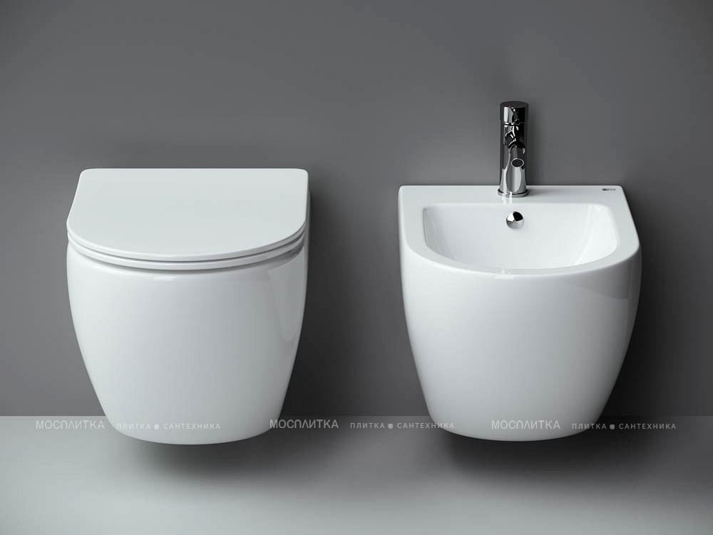 Комплект подвесной безободковый унитаз Ceramica Nova Metropol Rimless с крышкой-сиденьем CN4002 + инсталляция для унитазов Bocchi 8010-1000 - изображение 5