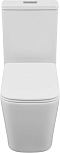 Унитаз-компакт безободковый Creto Logan L4 1004-001-L2СW с крышкой-сиденьем микролифт, белый - изображение 3
