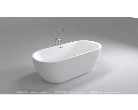 Акриловая ванна Black&White Swan 105SB00, 170x80 см, белая - 3 изображение