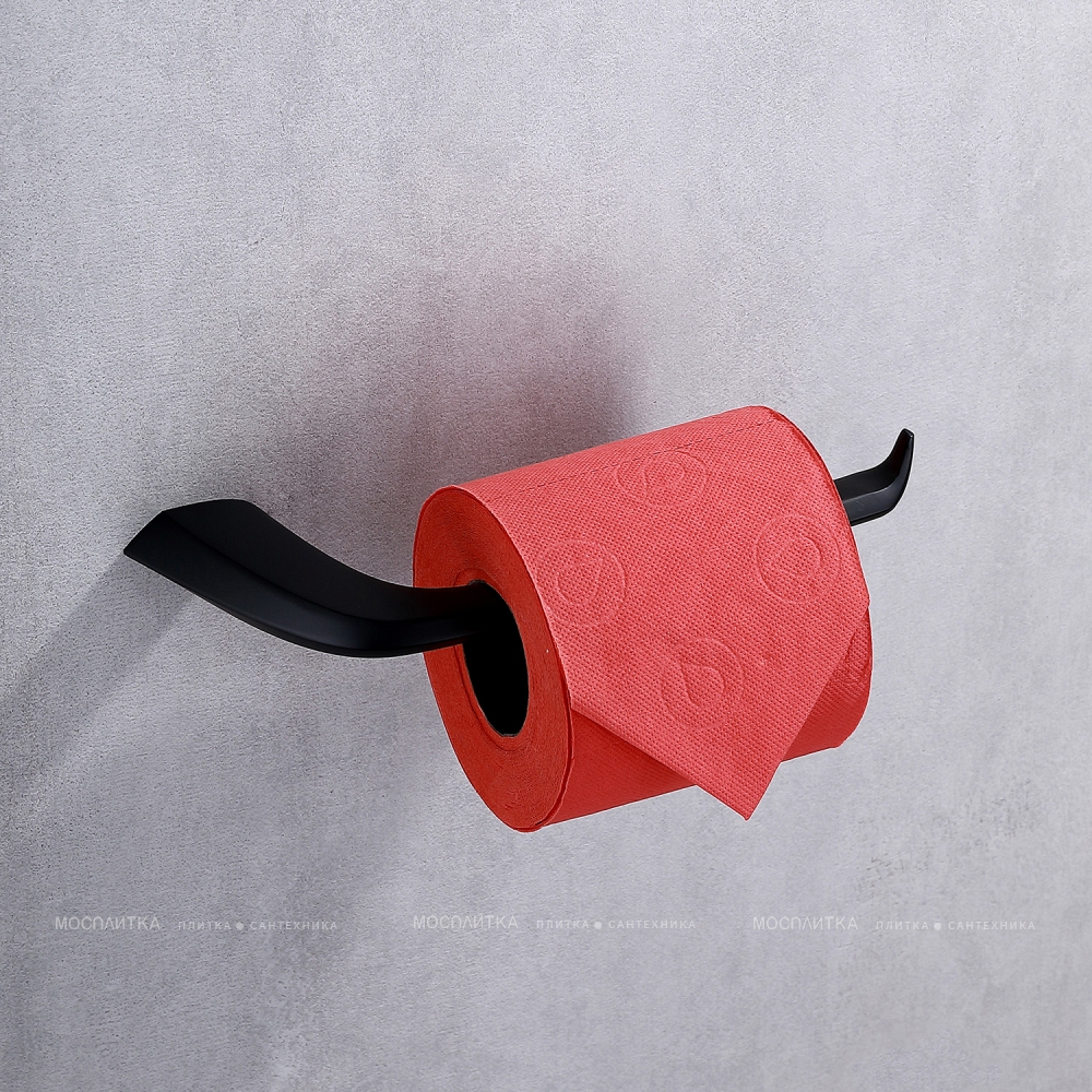 Держатель туалетной бумаги Abber Nord AA1531B матовый черный - изображение 2