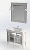 Комплект мебели для ванной Aquanet Паола 90 белый патина серебро - изображение 11