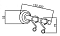Крючок Boheme Brillante 10459 для карниза, хром - изображение 2