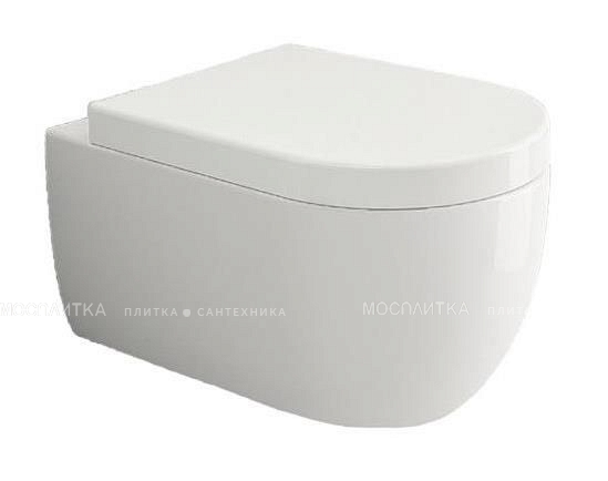 Комплект подвесной безободковый унитаз Bocchi V-Tondo 1416-001-0129 белый + инсталляция Am.Pm ProC I012707 - изображение 3