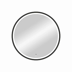Зеркало Bond Circle 80 см M60ZE-8080 черное с подсветкой